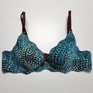 Victoria's Secret Very Sexy Secret Embrace Animal Print Push Up Bra 36A
